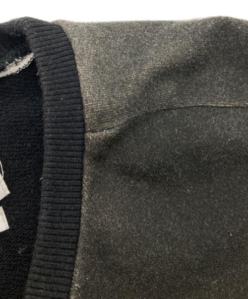 yoshio kubo（ヨシオクボ）yoshio kubo (ヨシオクボ) LIQUID SWEAT TOP リキッド スウェット トップ YKF19801 ブラック サイズ:2の古着・服飾アイテム