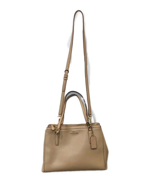 COACH（コーチ）COACH (コーチ) 2WAYバッグ ベージュの古着・服飾アイテム
