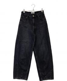 Mila Owen（ミラオーウェン）の古着「ウエストゴムカーヴィデニム　09WFP251161」｜ブラック