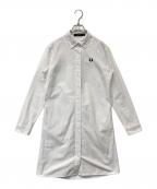 FRED PERRYフレッドペリー）の古着「シャツワンピース d4158/129/00715/401」｜ホワイト