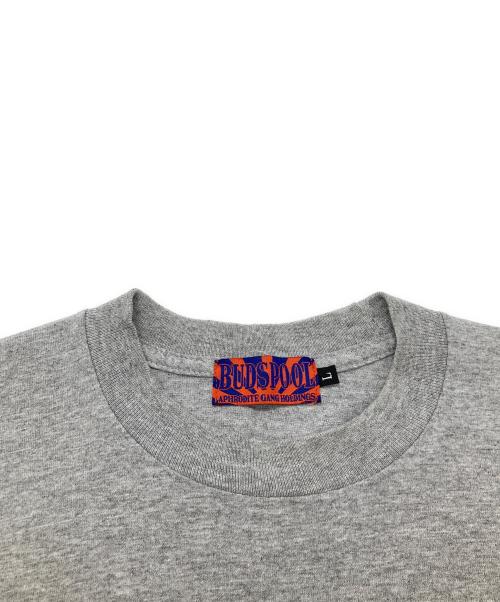 BUDSPOOL（バッズプール）BUDSPOOL (バッズプール) Tシャツ グレー サイズ:Lの古着・服飾アイテム