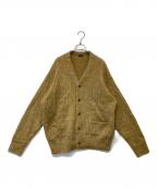 WILD LIFE TAILOR Adam et ROPEワイルドライフテーラーアダム エ ロペ）の古着「カートモヘアカーディガン　GPK-54010-B」｜イエロー