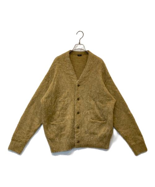 WILD LIFE TAILOR Adam et ROPE（ワイルドライフテーラーアダム エ ロペ）WILD LIFE TAILOR Adam et ROPE (ワイルドライフテーラーアダム エ ロペ) カートモヘアカーディガン　GPK-54010-B イエロー サイズ:Mの古着・服飾アイテム