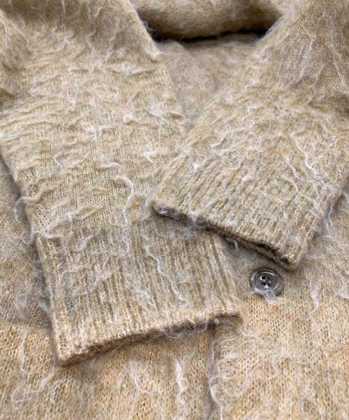 WILD LIFE TAILOR Adam et ROPE（ワイルドライフテーラーアダム エ ロペ）WILD LIFE TAILOR Adam et ROPE (ワイルドライフテーラーアダム エ ロペ) カートモヘアカーディガン　GPK-54010-B イエロー サイズ:Mの古着・服飾アイテム