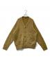 WILD LIFE TAILOR Adam et ROPE（ワイルドライフテーラーアダム エ ロペ）の古着「カートモヘアカーディガン　GPK-54010-B」｜イエロー