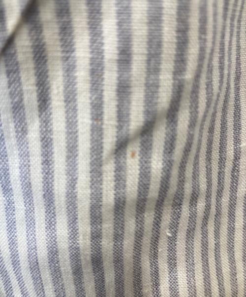 SCYE（サイ）SCYE (サイ) ストライプブラウス ライトグレー サイズ:38の古着・服飾アイテム