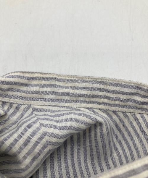 SCYE（サイ）SCYE (サイ) ストライプブラウス ライトグレー サイズ:38の古着・服飾アイテム