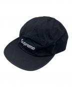 SUPREMEシュプリーム）の古着「Washed Chino Twill Camp Cap ウォッシュド チノ ツイル キャンプ キャップ」｜ブラック