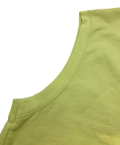 SUPREME（シュプリーム）SUPREME (シュプリーム) 23SS Sweatshirt Vest Vネックスウェットベスト ライムイエロー サイズ:Lの古着・服飾アイテム