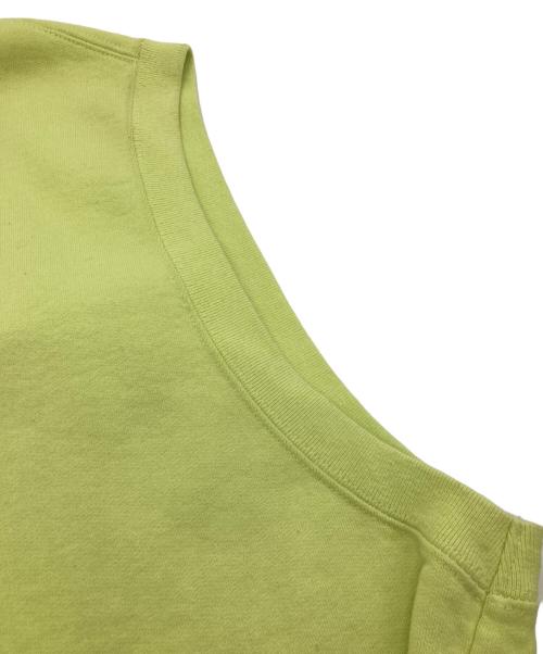 SUPREME（シュプリーム）SUPREME (シュプリーム) 23SS Sweatshirt Vest Vネックスウェットベスト ライムイエロー サイズ:Lの古着・服飾アイテム