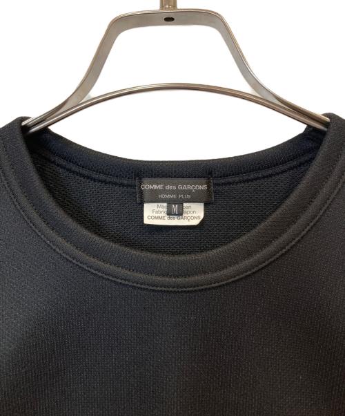 COMME des GARCONS HOMME PLUS（コムデギャルソンオムプリュス）COMME des GARCONS HOMME PLUS (コムデギャルソンオムプリュス) 袖切替スウェット　PR-T021 ブラック サイズ:Mの古着・服飾アイテム