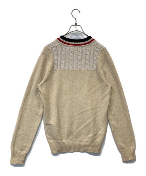 Maison Margiela（メゾンマルジェラ）Maison Margiela (メゾンマルジェラ) キャメル混ウールチルデンニット S30HA0420  ベージュ サイズ:Mの古着・服飾アイテム