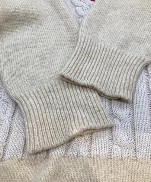Maison Margiela（メゾンマルジェラ）Maison Margiela (メゾンマルジェラ) キャメル混ウールチルデンニット S30HA0420  ベージュ サイズ:Mの古着・服飾アイテム