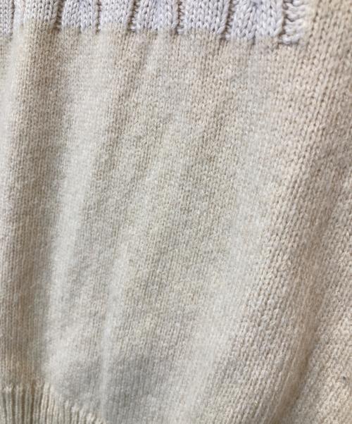 Maison Margiela（メゾンマルジェラ）Maison Margiela (メゾンマルジェラ) キャメル混ウールチルデンニット S30HA0420  ベージュ サイズ:Mの古着・服飾アイテム