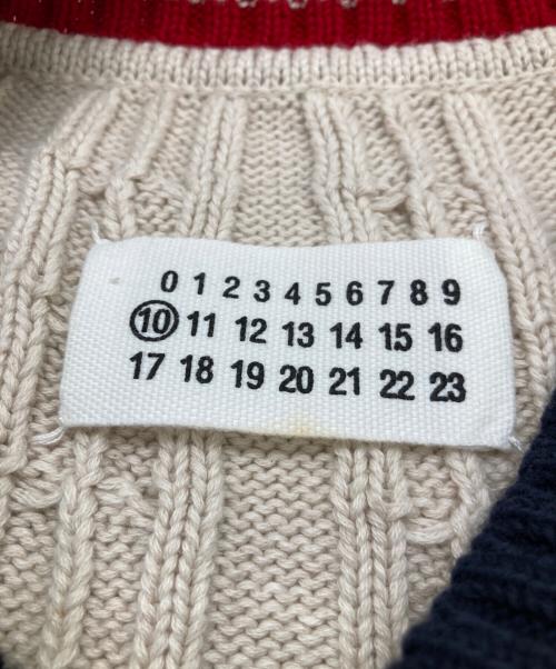 Maison Margiela（メゾンマルジェラ）Maison Margiela (メゾンマルジェラ) キャメル混ウールチルデンニット S30HA0420  ベージュ サイズ:Mの古着・服飾アイテム