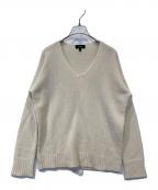 theoryセオリー）の古着「RELAXED VNECK PO 8301736」｜アイボリー