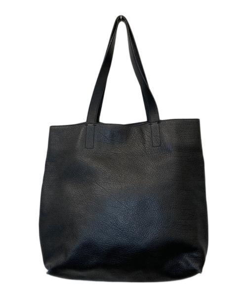 COS（コス）COS (コス) レザートートバッグ ブラックの古着・服飾アイテム