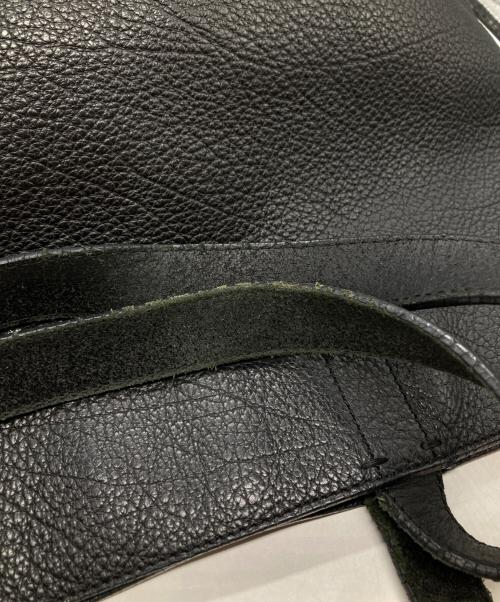 COS（コス）COS (コス) レザートートバッグ ブラックの古着・服飾アイテム