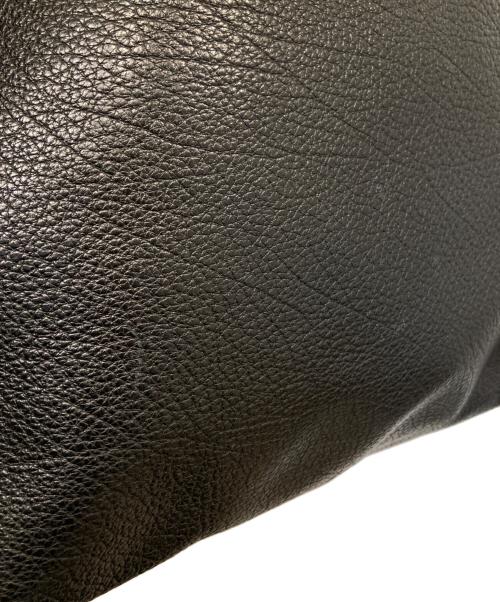 COS（コス）COS (コス) レザートートバッグ ブラックの古着・服飾アイテム