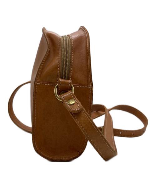 IL BISONTE（イル ビゾンテ）IL BISONTE (イル ビゾンテ) アーチトップショルダーバッグ ブラウンの古着・服飾アイテム