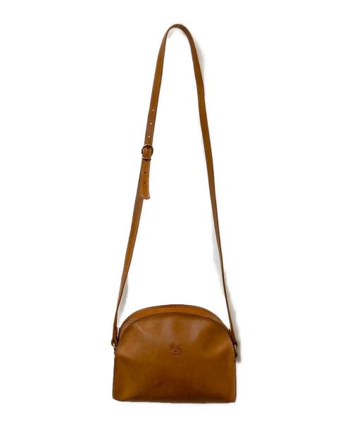IL BISONTE（イル ビゾンテ）IL BISONTE (イル ビゾンテ) アーチトップショルダーバッグ ブラウンの古着・服飾アイテム