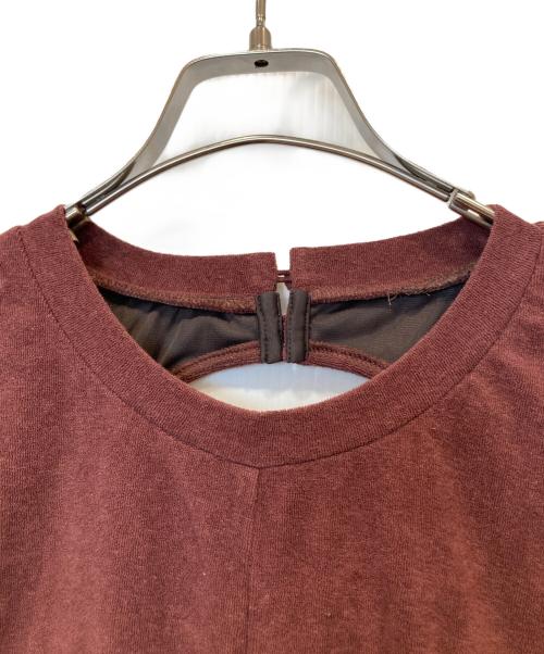 Ameri（アメリ）AMERI (アメリ) COMFY PILE DRESS　0225105210220 エンジ サイズ:Mの古着・服飾アイテム