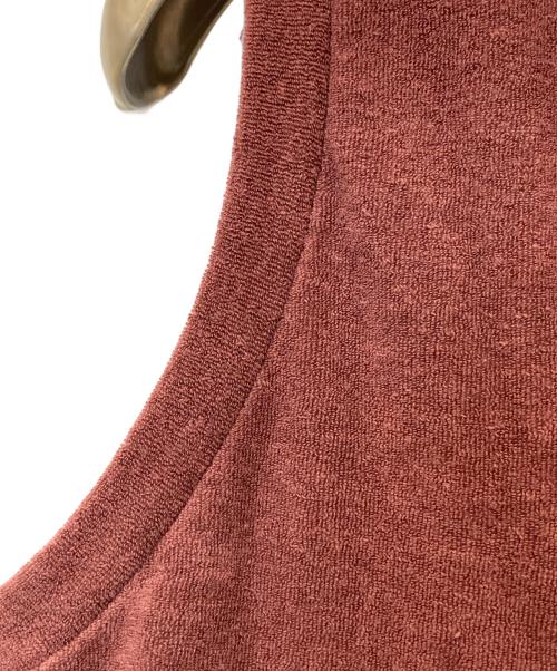 Ameri（アメリ）AMERI (アメリ) COMFY PILE DRESS　0225105210220 エンジ サイズ:Mの古着・服飾アイテム