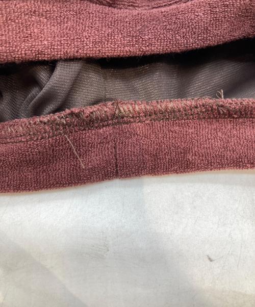 Ameri（アメリ）AMERI (アメリ) COMFY PILE DRESS　0225105210220 エンジ サイズ:Mの古着・服飾アイテム