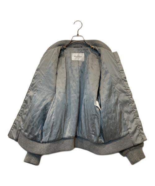 MaxMara（マックスマーラ）MaxMara (マックスマーラ) テディベアボンバージャケット 108603236 グレー サイズ:42の古着・服飾アイテム