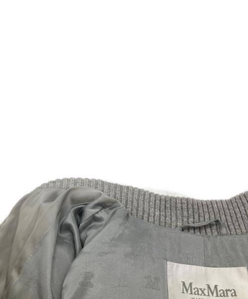MaxMara（マックスマーラ）MaxMara (マックスマーラ) テディベアボンバージャケット 108603236 グレー サイズ:42の古着・服飾アイテム