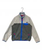 Patagoniaパタゴニア）の古着「チンチラジップフリースジャケット 25485 」｜グレー×ベージュ