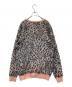 WACKO MARIA (ワコマリア) LEOPARD MOHAIR KNIT JACQUARD CARDIGAN ピンク サイズ:M：27000円