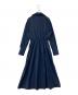 RONEL (ロネル) カシュクールシャツドレス 9875-648-0005 ネイビー サイズ:M：5000円
