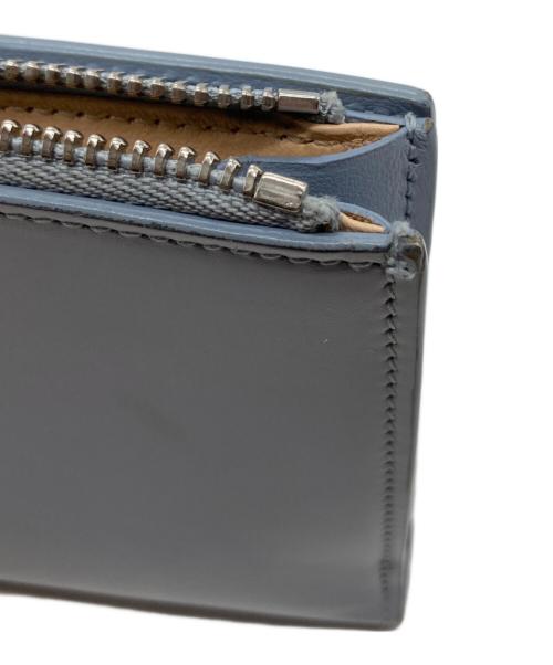 JIL SANDER（ジルサンダー）JIL SANDER (ジルサンダー) ストラップ付長財布 ブルーの古着・服飾アイテム