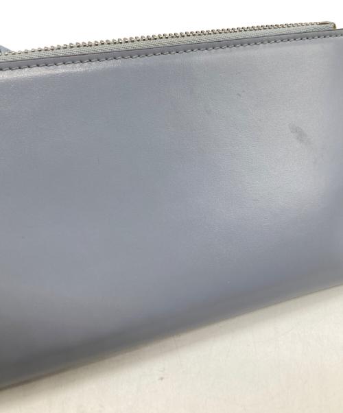 JIL SANDER（ジルサンダー）JIL SANDER (ジルサンダー) ストラップ付長財布 ブルーの古着・服飾アイテム