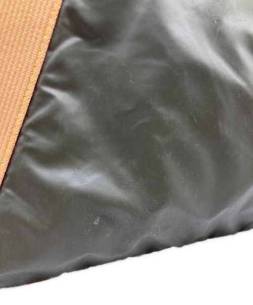 HUNTING WORLD（ハンティングワールド）HUNTING WORLD (ハンティングワールド) ナイロンボストンバッグ 28・I・2・03・U ブラウン×グリーンの古着・服飾アイテム