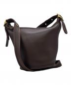 COACHコーチ）の古着「バケツ型レザーショルダーバッグ B7D 9019」｜ブラウン