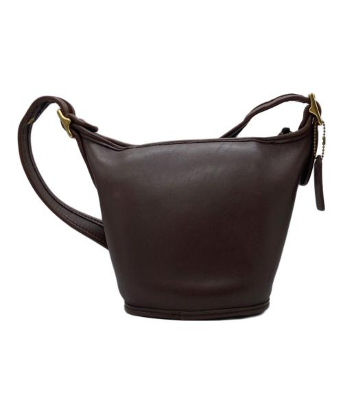 COACH（コーチ）COACH (コーチ) バケツ型レザーショルダーバッグ B7D 9019 ブラウンの古着・服飾アイテム