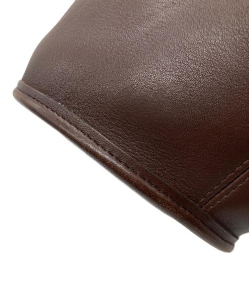 COACH（コーチ）COACH (コーチ) バケツ型レザーショルダーバッグ B7D 9019 ブラウンの古着・服飾アイテム