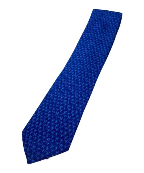 Vivienne Westwood（ヴィヴィアンウエストウッド）Vivienne Westwood (ヴィヴィアンウエストウッド) シルクネクタイ　T85 ブルー サイズ:不明 未使用品の古着・服飾アイテム