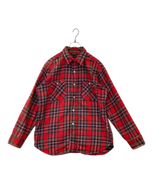 BIG YANK（ビッグヤンク）BIG YANK (ビッグヤンク) チェックシャツ レッド サイズ:表記がない為不明の古着・服飾アイテム