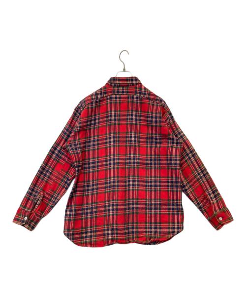 BIG YANK（ビッグヤンク）BIG YANK (ビッグヤンク) チェックシャツ レッド サイズ:表記がない為不明の古着・服飾アイテム