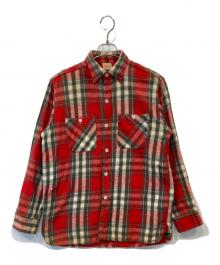 PENNEY’S（ペニーズ）の古着「チェックシャツ」｜レッド