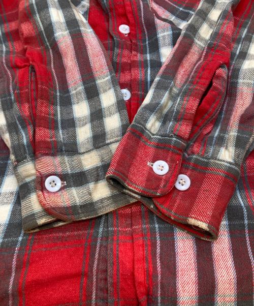 PENNEY’S（ペニーズ）PENNEY’S (ペニーズ) チェックシャツ レッド サイズ:Mの古着・服飾アイテム