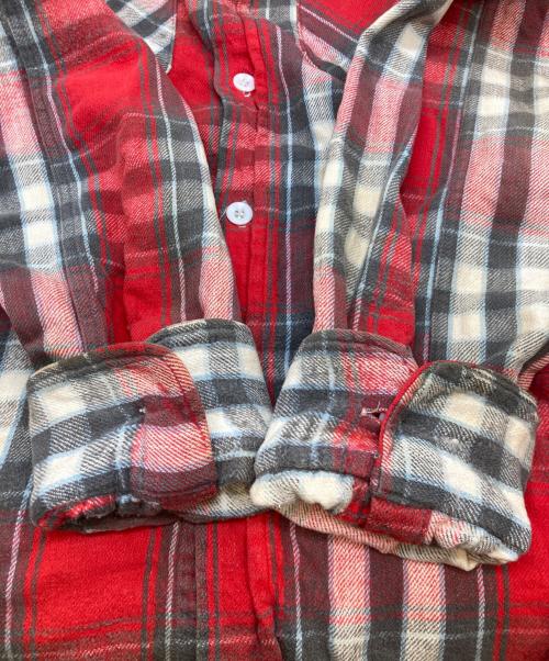 PENNEY’S（ペニーズ）PENNEY’S (ペニーズ) チェックシャツ レッド サイズ:Mの古着・服飾アイテム