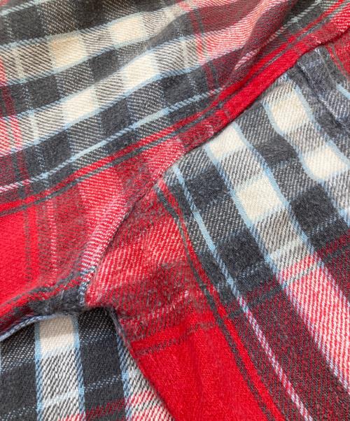 PENNEY’S（ペニーズ）PENNEY’S (ペニーズ) チェックシャツ レッド サイズ:Mの古着・服飾アイテム
