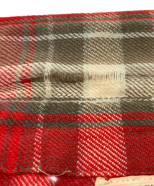 PENNEY’S（ペニーズ）PENNEY’S (ペニーズ) チェックシャツ レッド サイズ:Mの古着・服飾アイテム