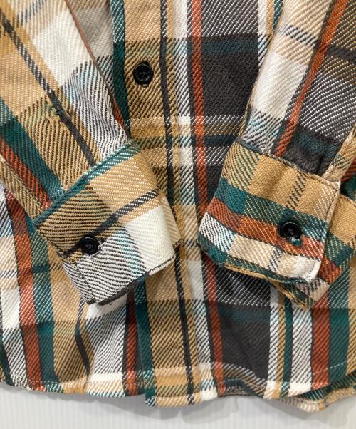 FROSTPROOF（フロントプルーフ）FROSTPROOF (フロントプルーフ) チェックネルシャツ ブラウン サイズ:Lの古着・服飾アイテム