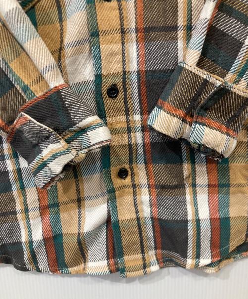 FROSTPROOF（フロントプルーフ）FROSTPROOF (フロントプルーフ) チェックネルシャツ ブラウン サイズ:Lの古着・服飾アイテム