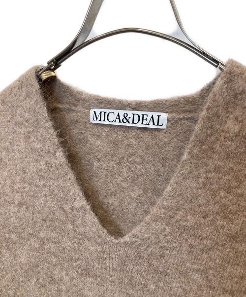 MICA&DEAL（マイカアンドディール）MICA&DEAL (マイカアンドディール) シャギーアルパカルーズニット 0124408278 ブラウン サイズ:FREE 未使用品の古着・服飾アイテム